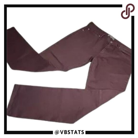 Bullhead Red Wine Skinny Jeans in Size 32W‎ x 32L - Picture 1 of 7